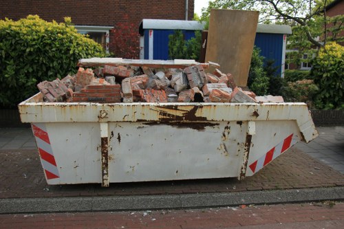 Woolwich Skip Hire team delivering a skip