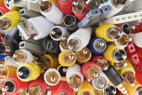 Inspector reviewing skip placement at a work site during an investigation