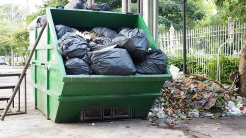Recycling construction materials at a Woolwich site